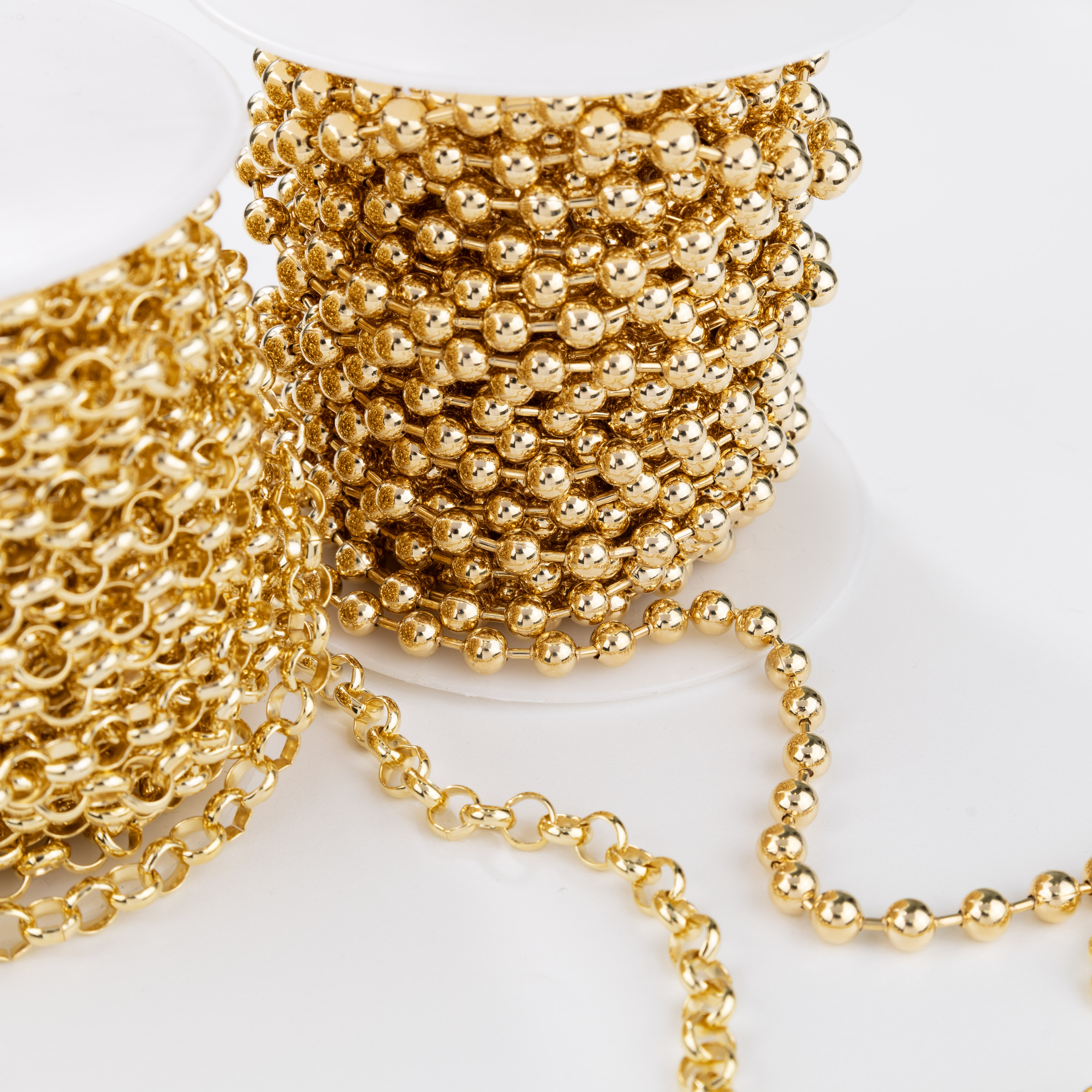 Chains by feet or yard