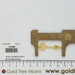 11329 Conector de flecha dorado