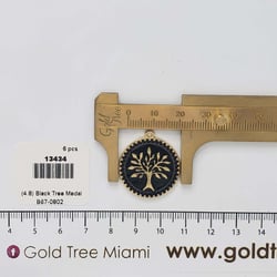 13434 Cadena de Medalla de Árbol Negro