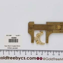 15205 Moon Mom Crystal Pendant