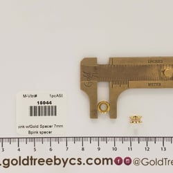 15044 Separador Rosa Rubor con Dorado