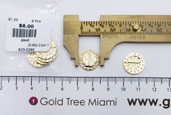6846 Dije de moneda de oro 1