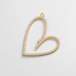 16587 Charm Corazón con Mini Perla