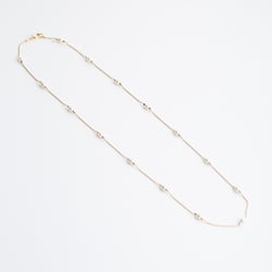19548 Delicado Collar Dorado con Perlas de 24