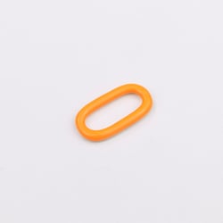 15427 Oval de Esmalte Naranja 20mm