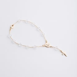 19906 Pulsera Denario con Cristales Transparentes