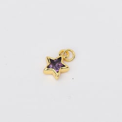 15951 Cadena de Estrella de Cristal Lila