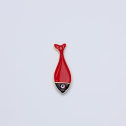 19828 Dije Pez con Ojo Protector Rojo