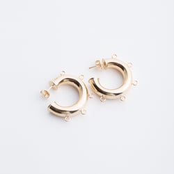 19420 Pendiente de 25x6mm con Aros