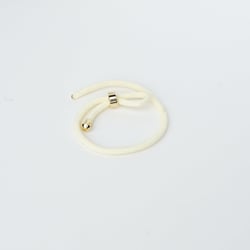 11563 Pulsera Ajustable Beige con Anillo