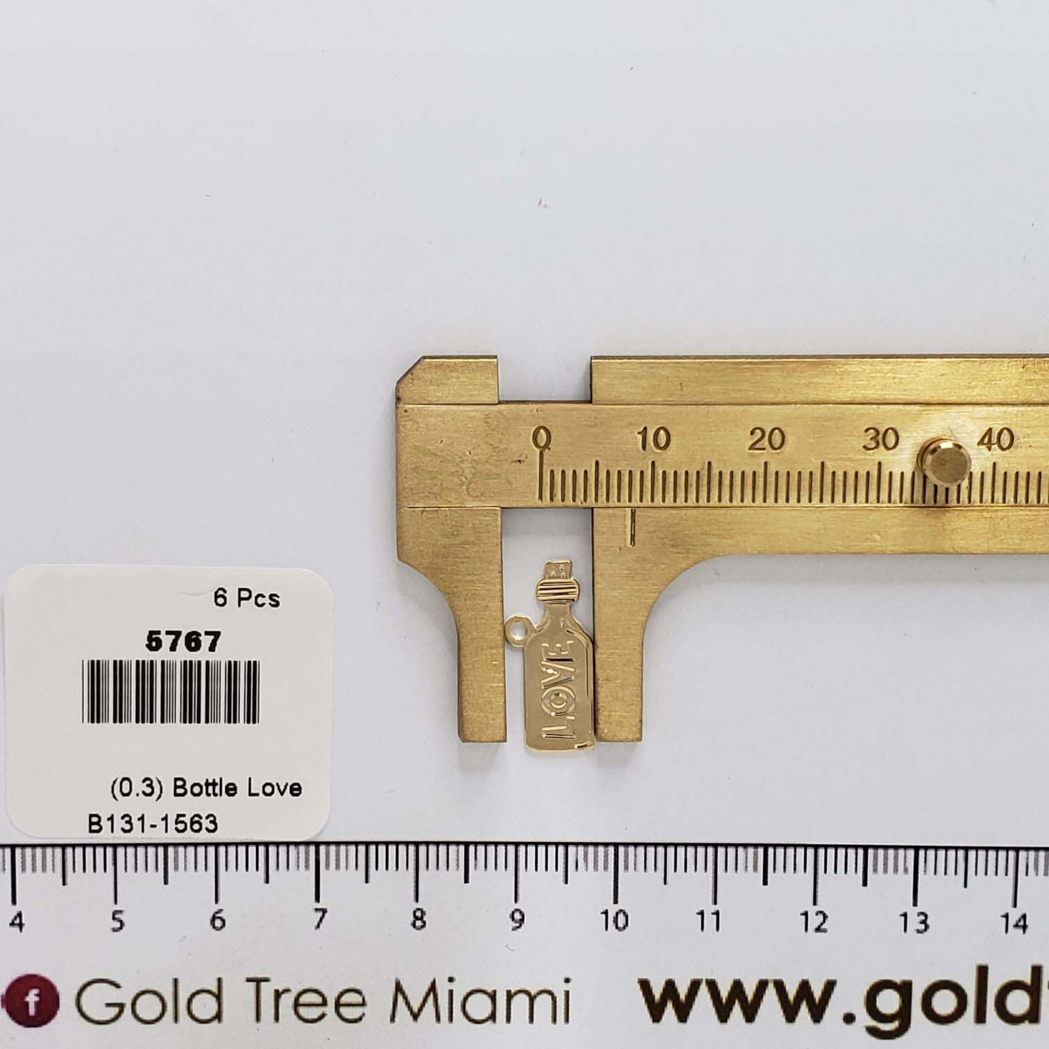 5767 Bottle Love Pendant