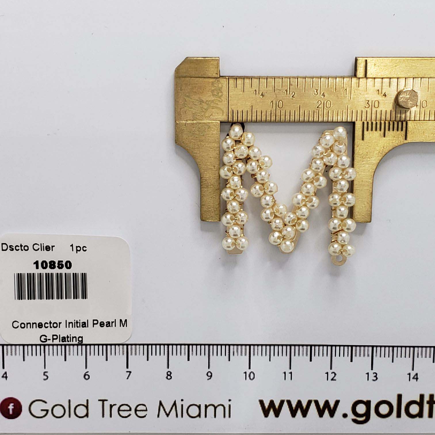 10850 Connector Initial Pearl M