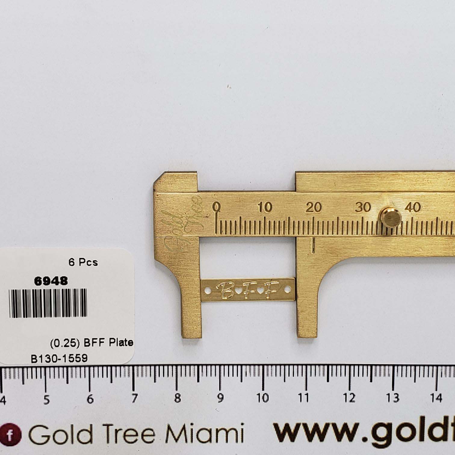 6948 Golden BFF Plate Connector