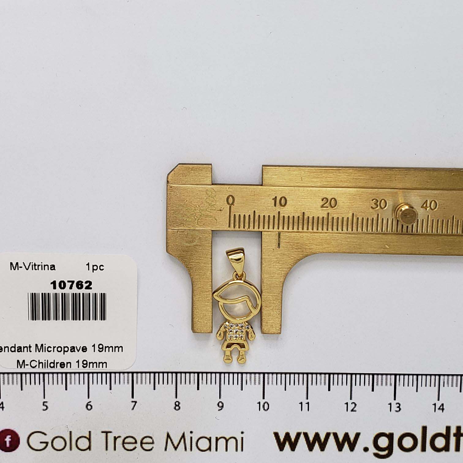10762 Micropave Boy Pendant