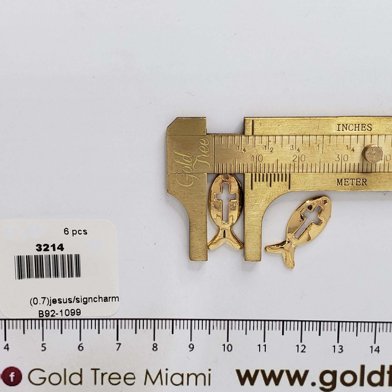 3214 Jesus Sign Charm