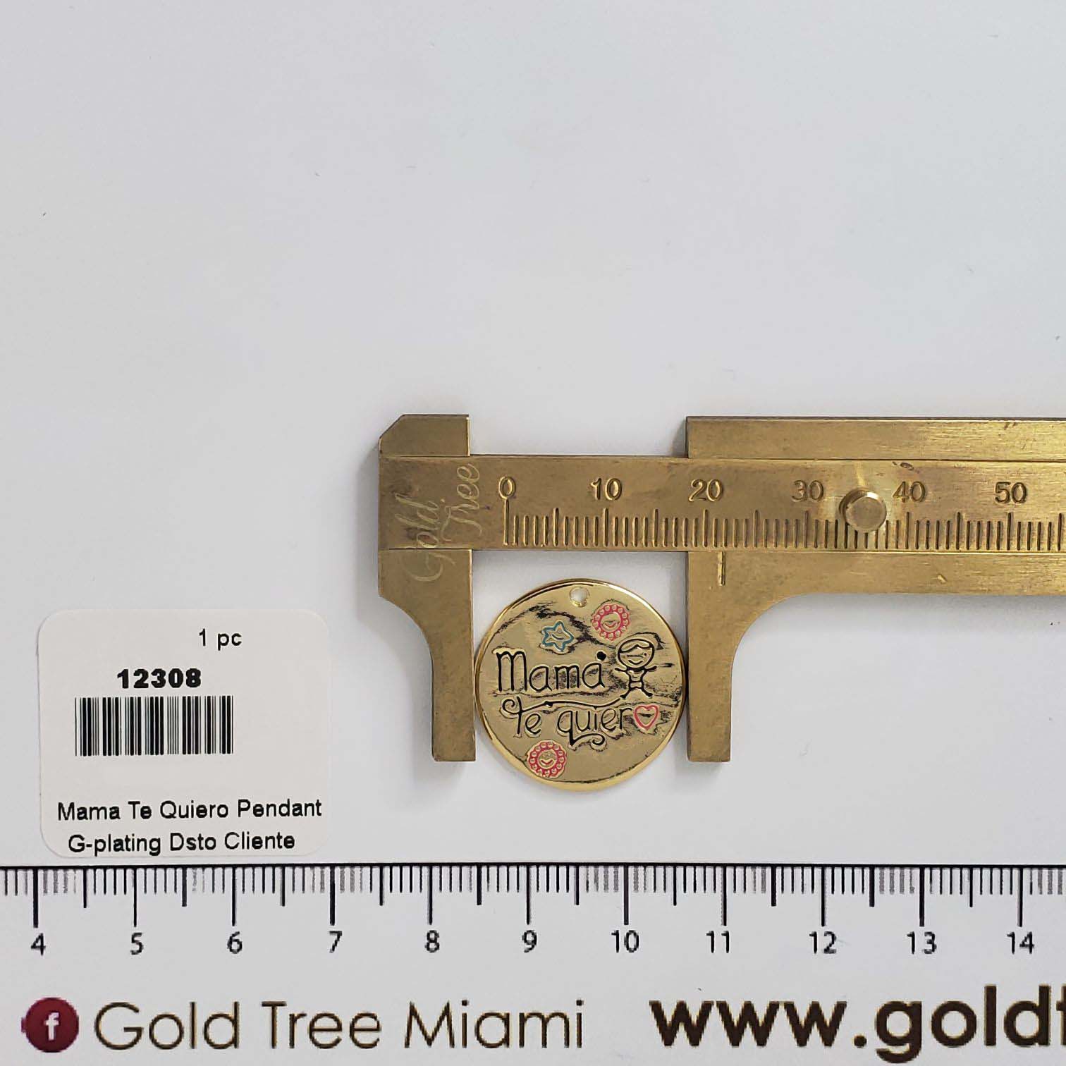 12308 'Mama Te Quiero' Pendant