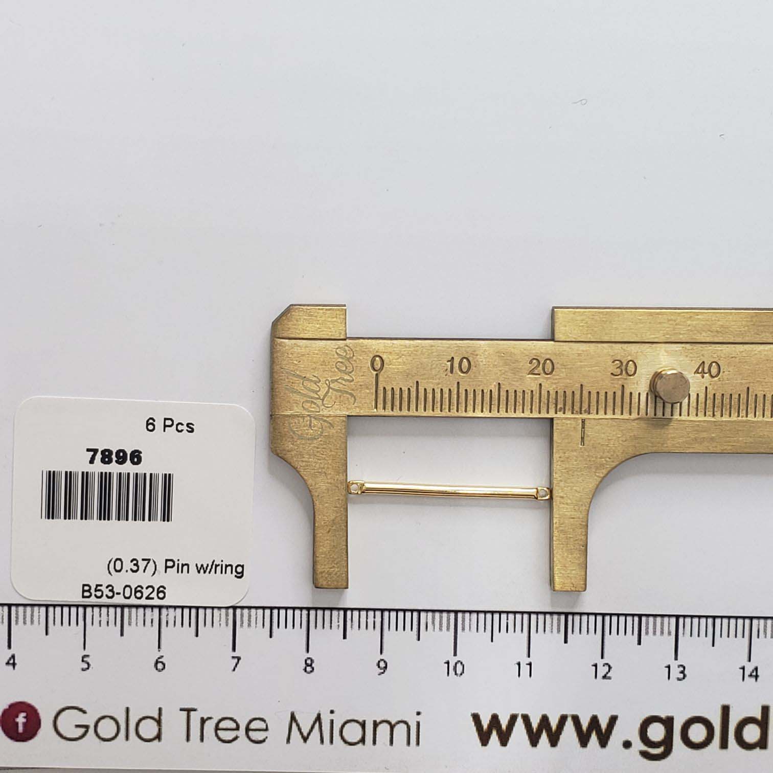 7896 Pin with Two Rings