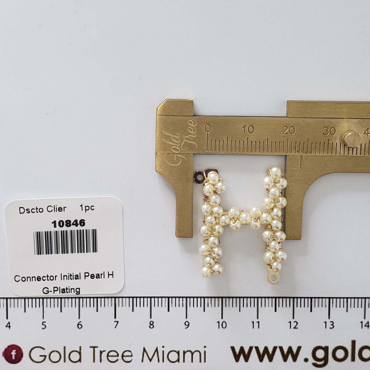 10846 Connector Initial Pearl H