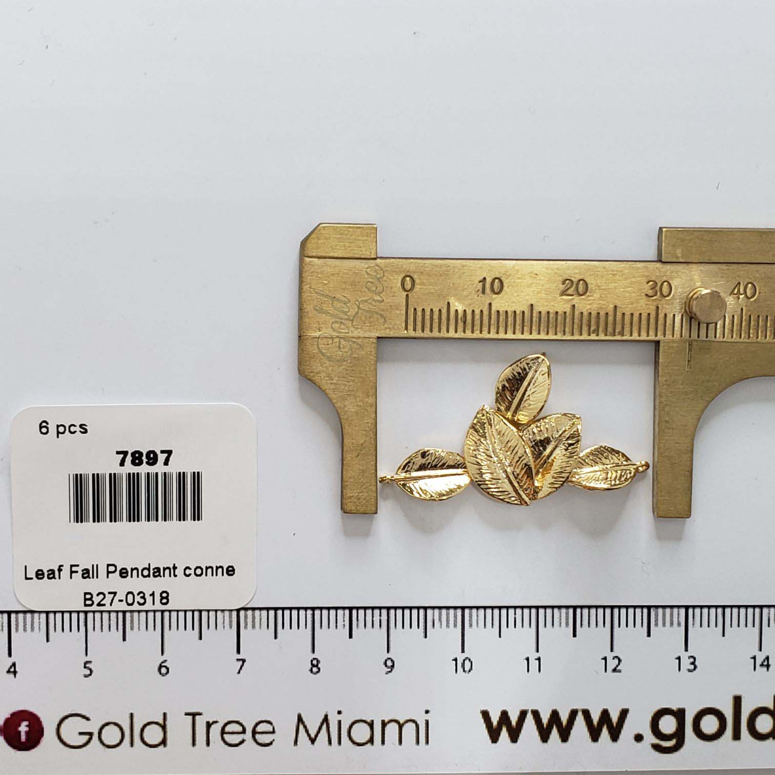 7897 Autumn Leaf Fall Connector