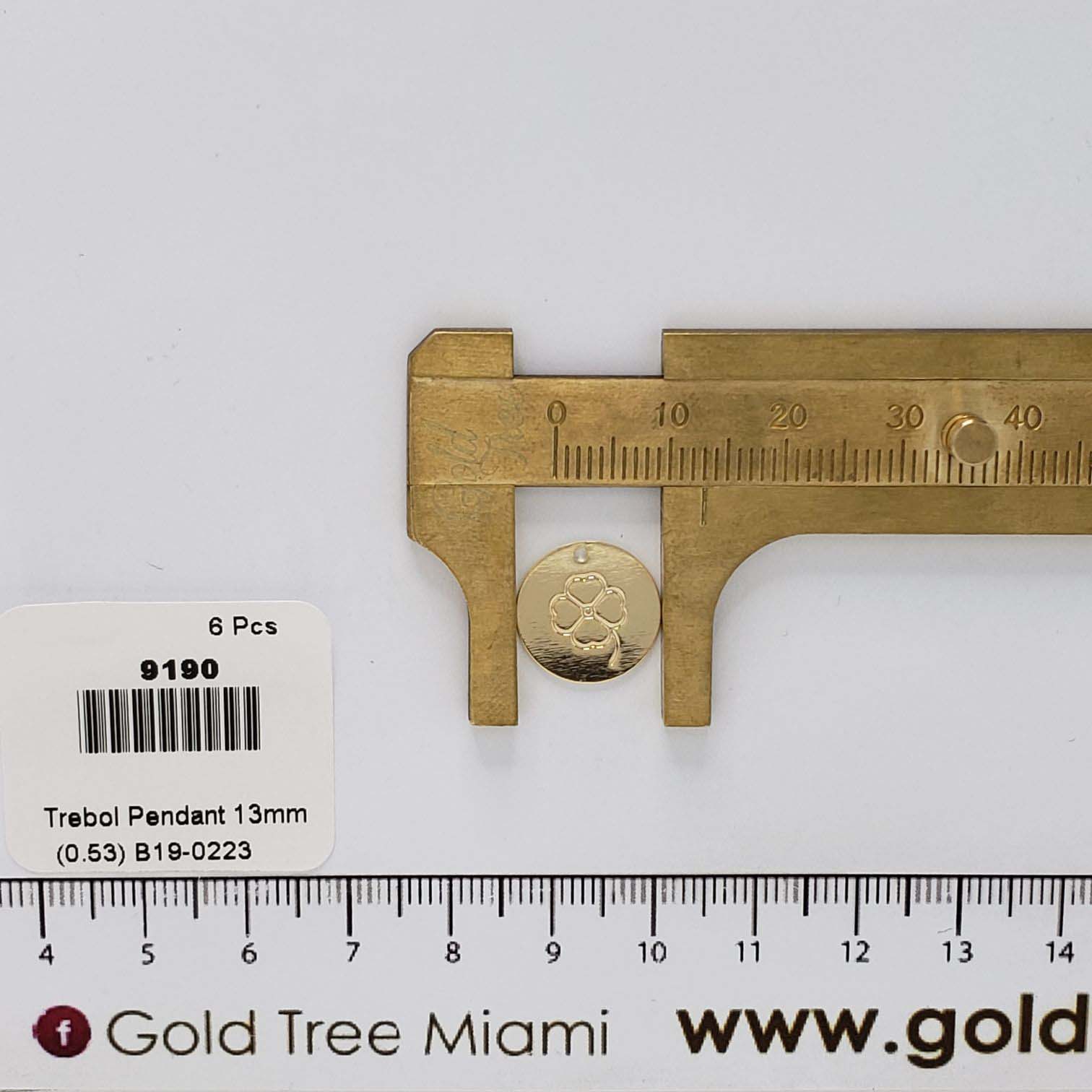 9190 Clover Pendant Medal