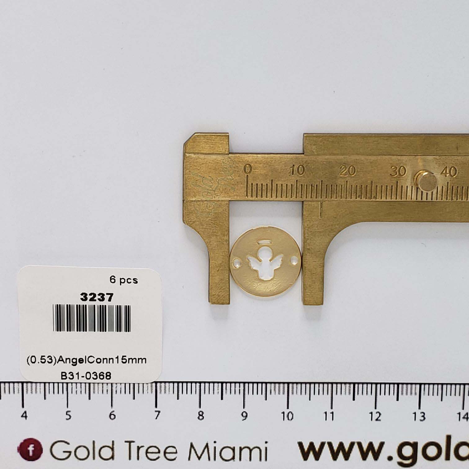 3237 Angel Wing Round Connector