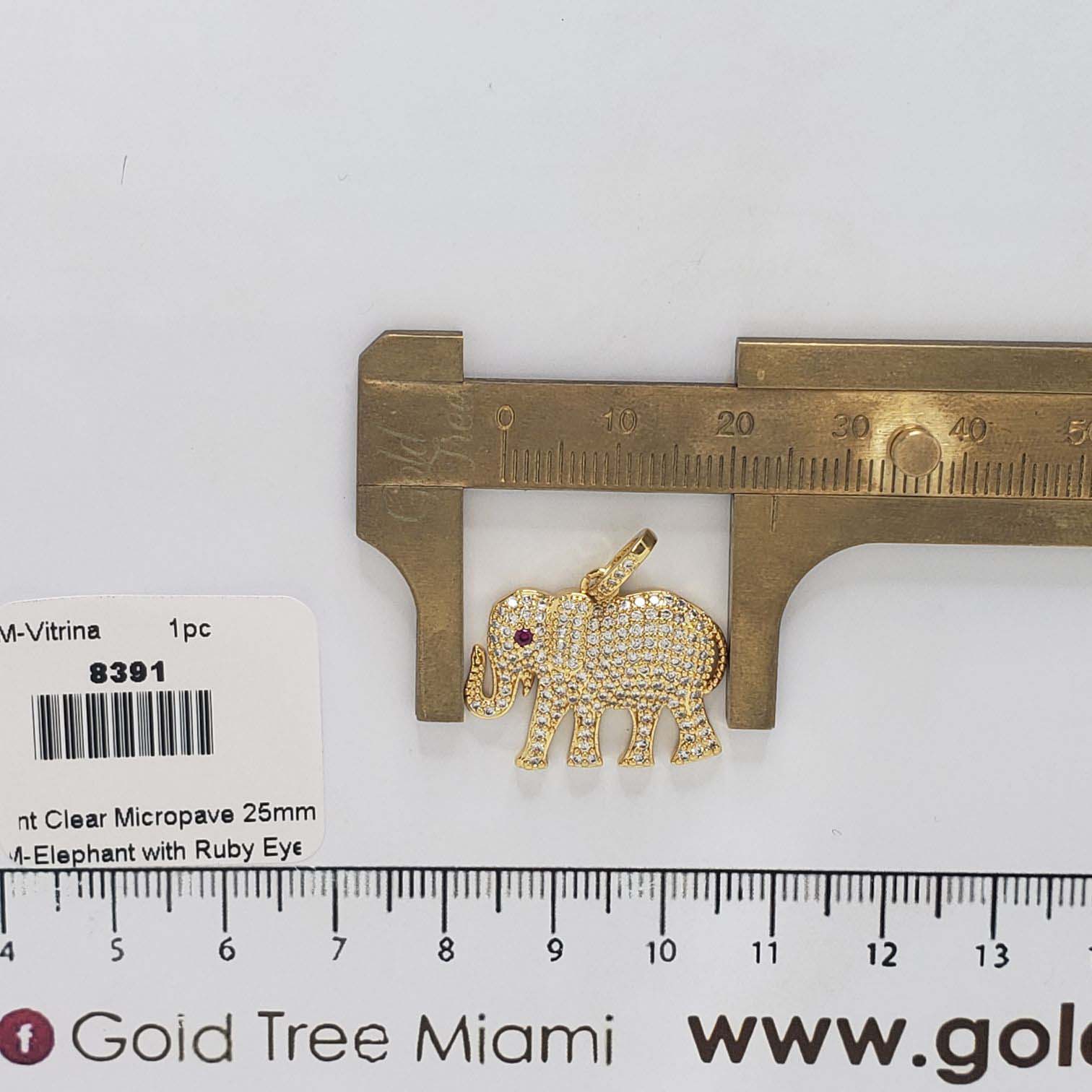 8391 Elephant Clear Micropave 25mm