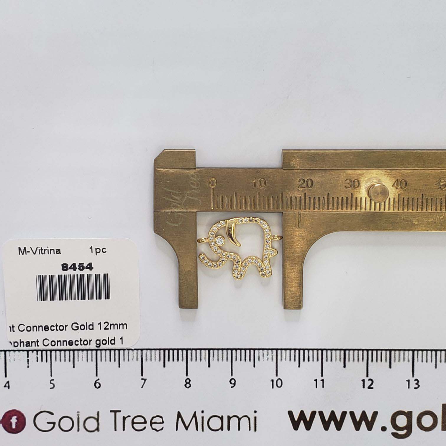 8454 Golden Guardian Elephant Connector