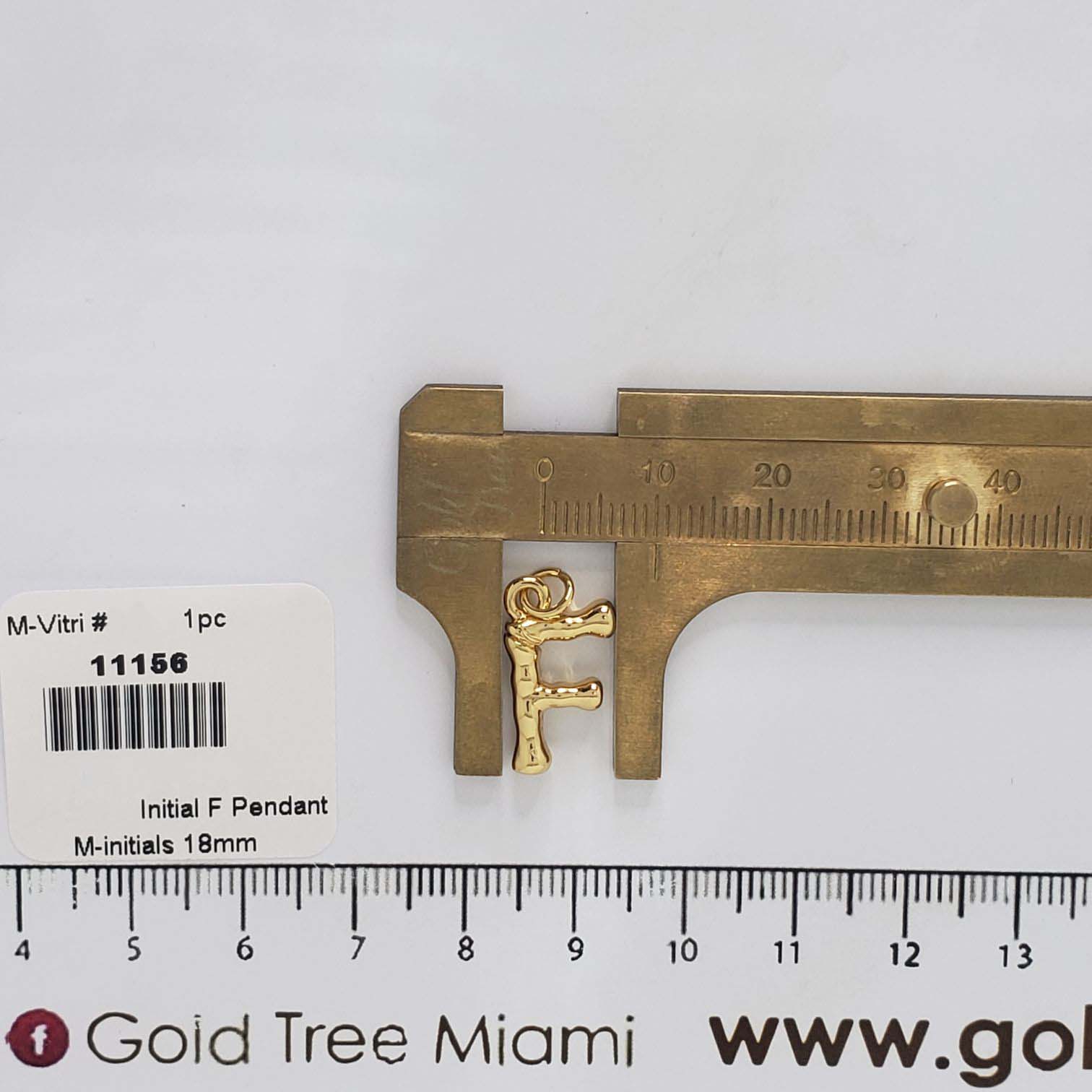 11156 Initial F Pendant