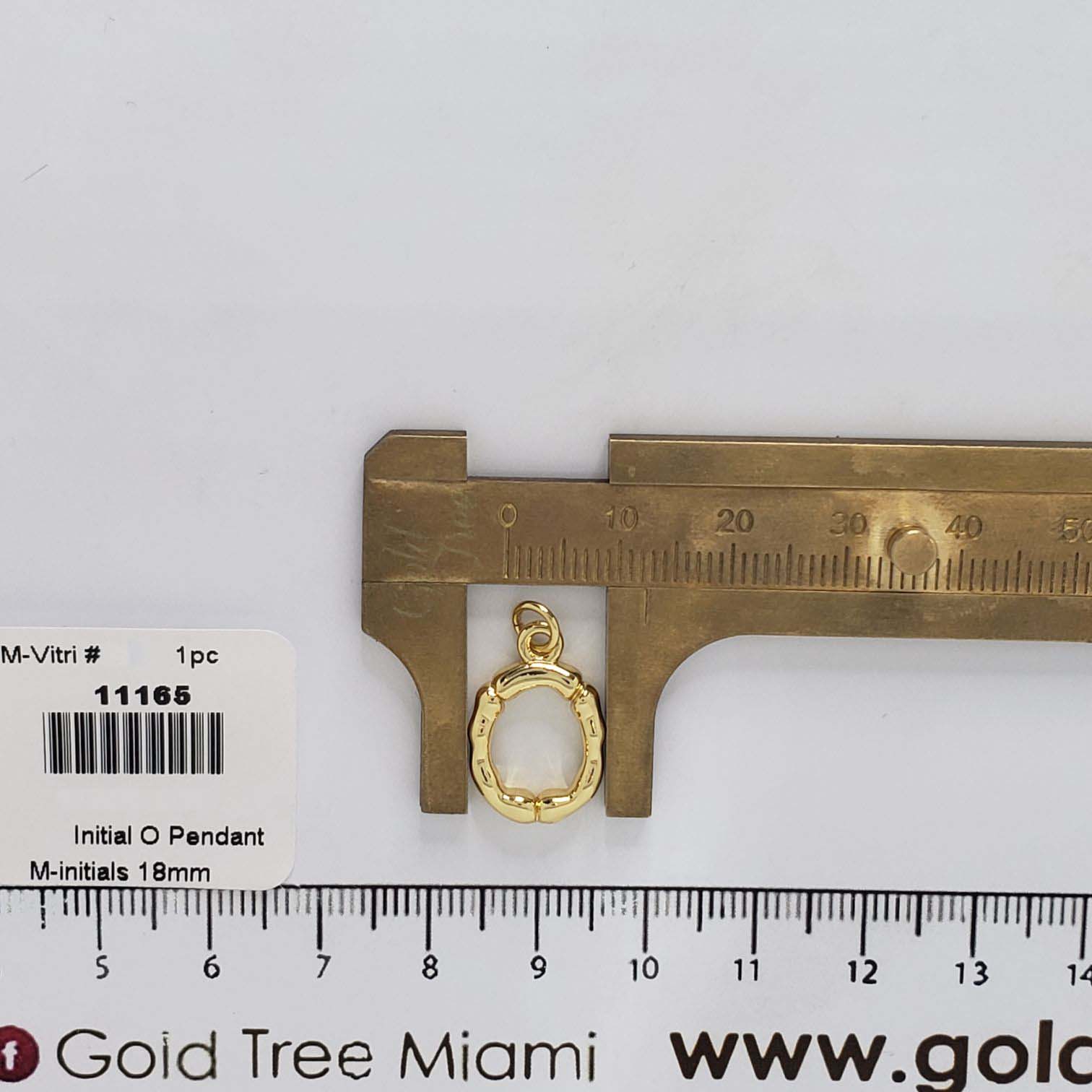 11165 Initial O Pendant