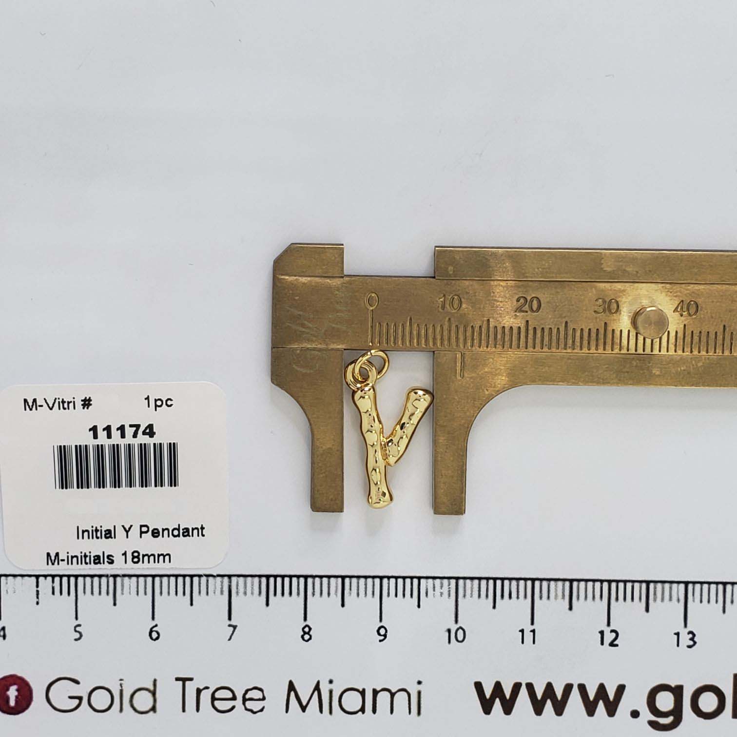 11174 Initial Y Pendant