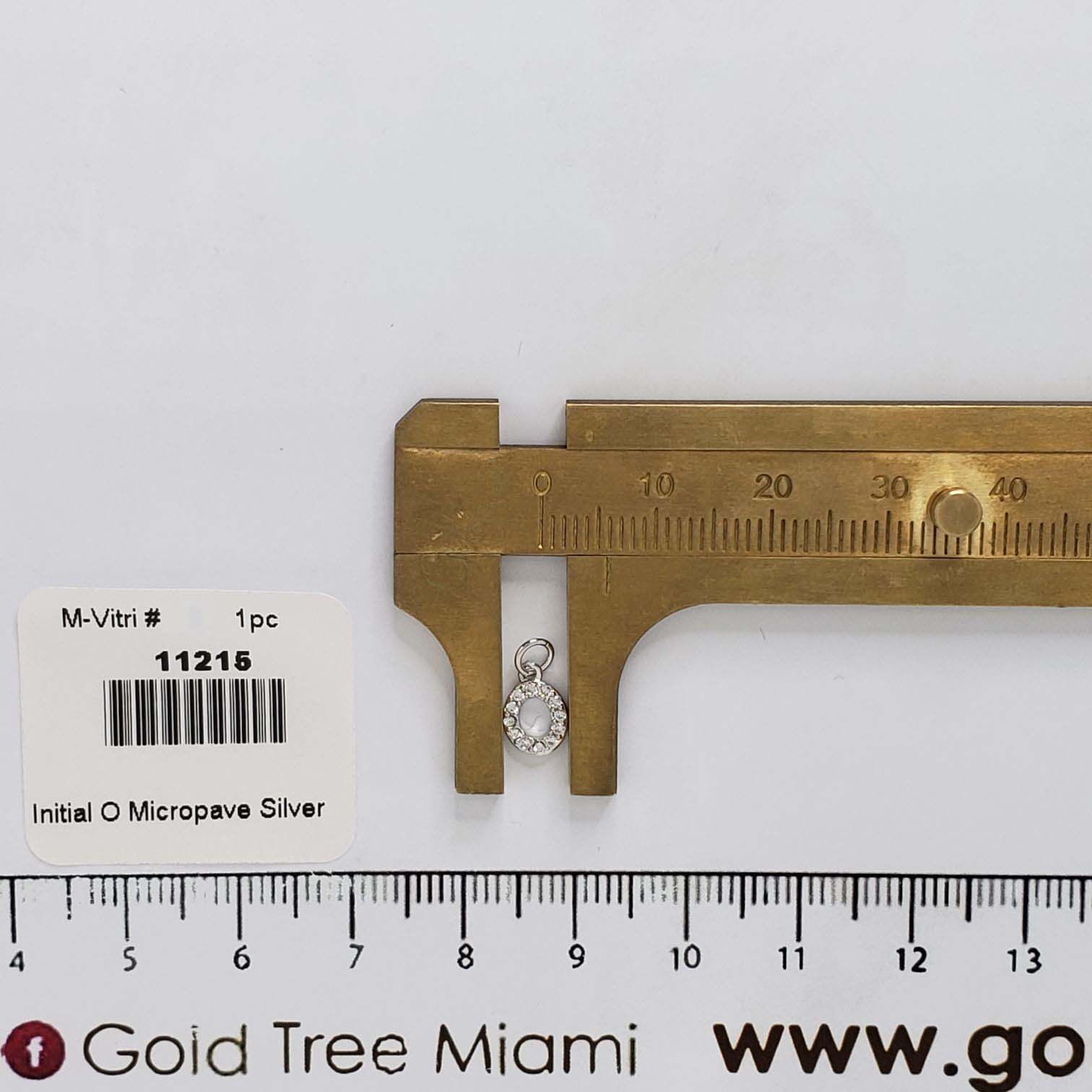 11215 Plata Micropavé Inicial O