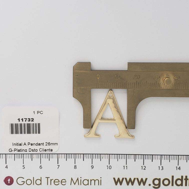 11732 Initial A Pendant