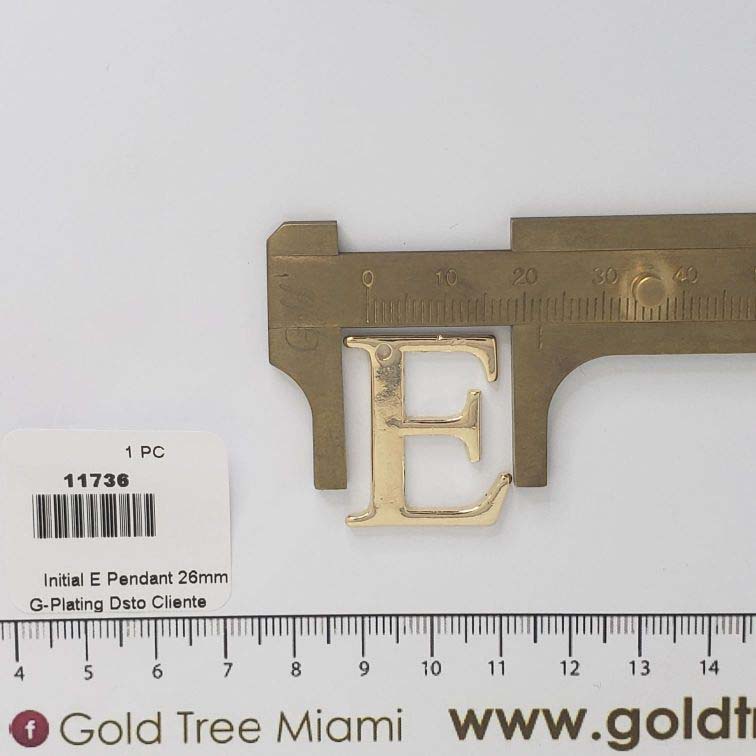 11736 Initial E Pendant