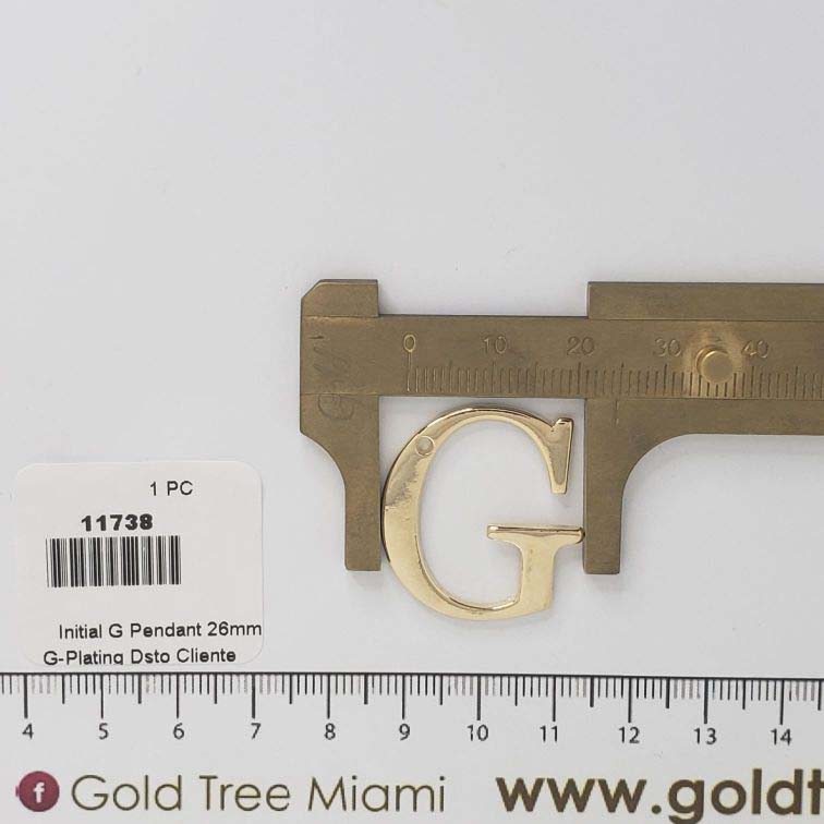 11738 Initial G Pendant