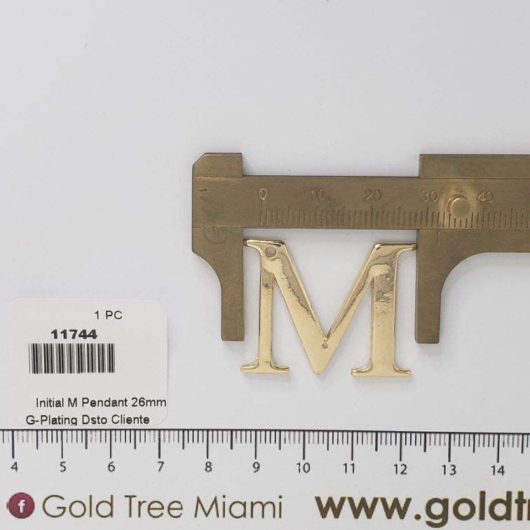 11744 Initial M Pendant