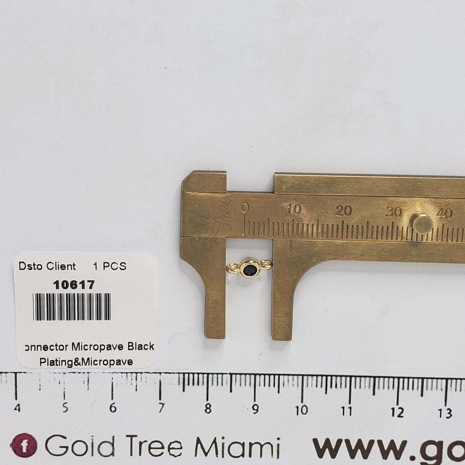 10617 Midnight Shimmer Black Connector