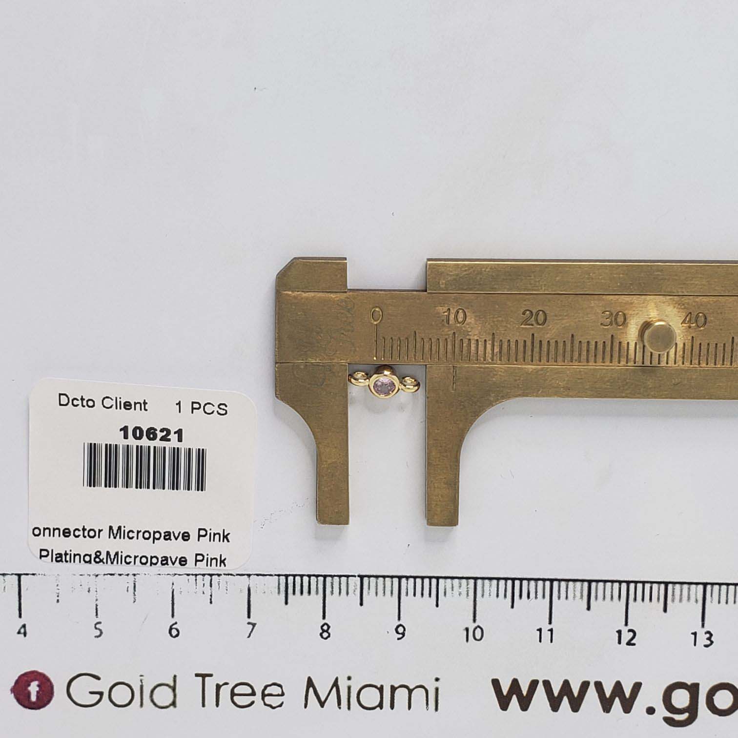 10621 Conector Rosa Micropavé