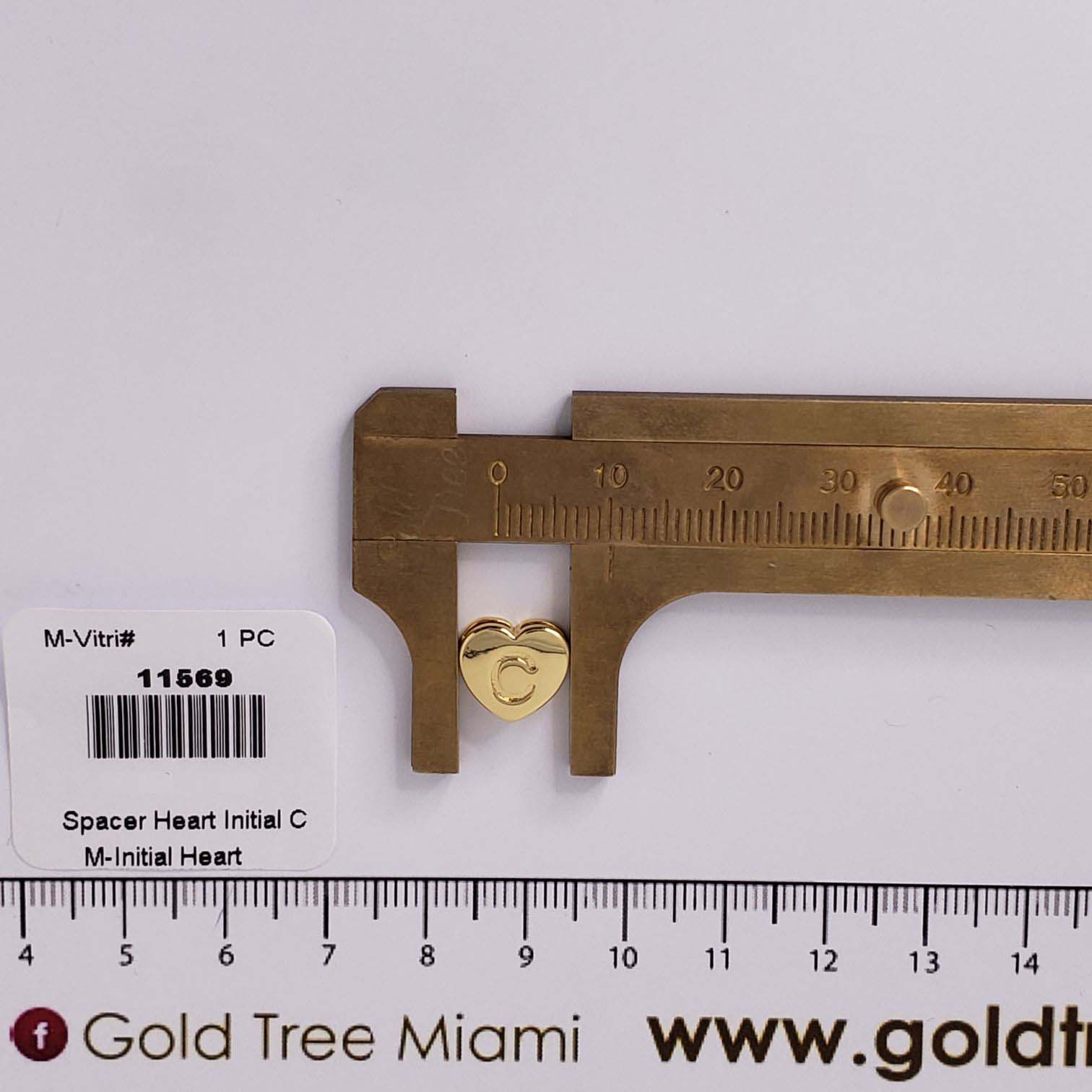 11569 Spacer Heart Initial C