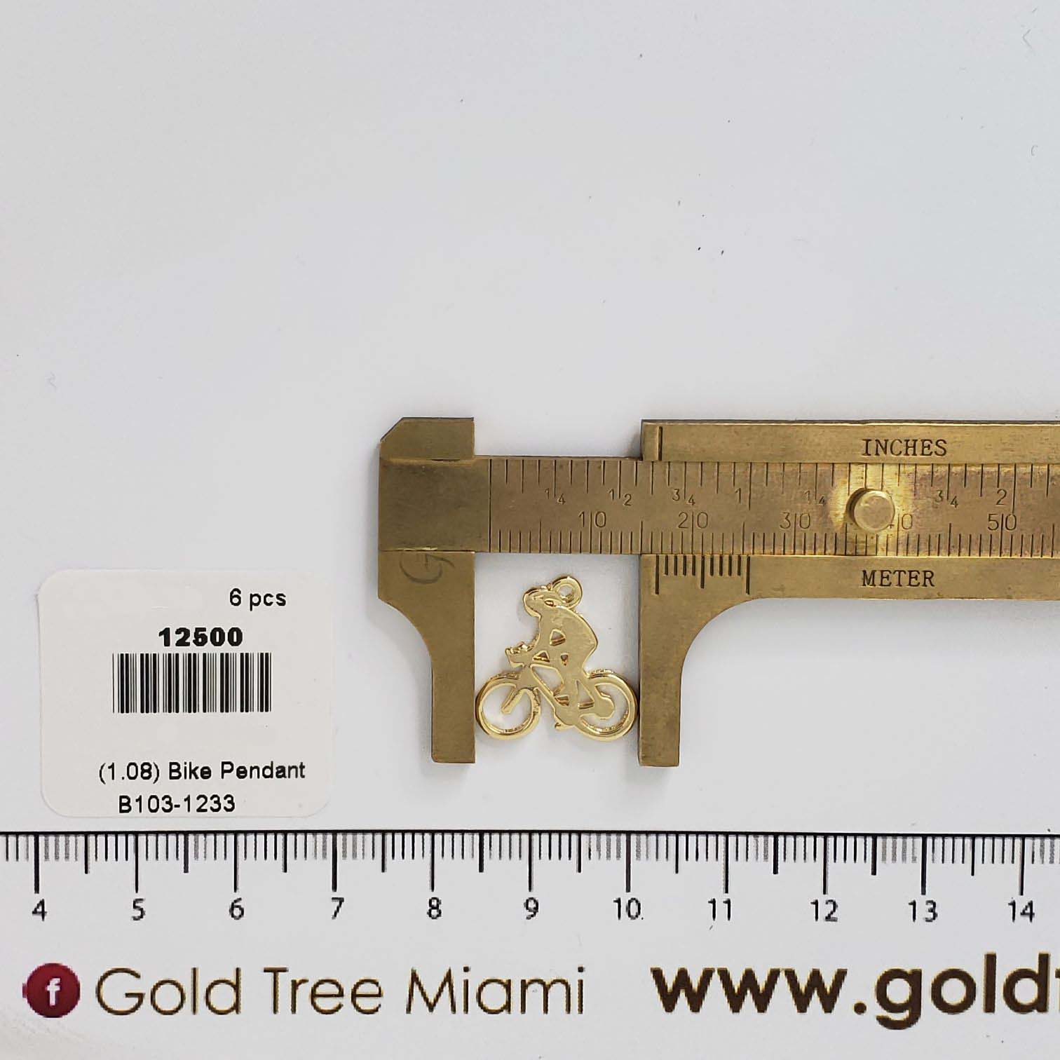 12500 Cadena Bicicleta Dorada