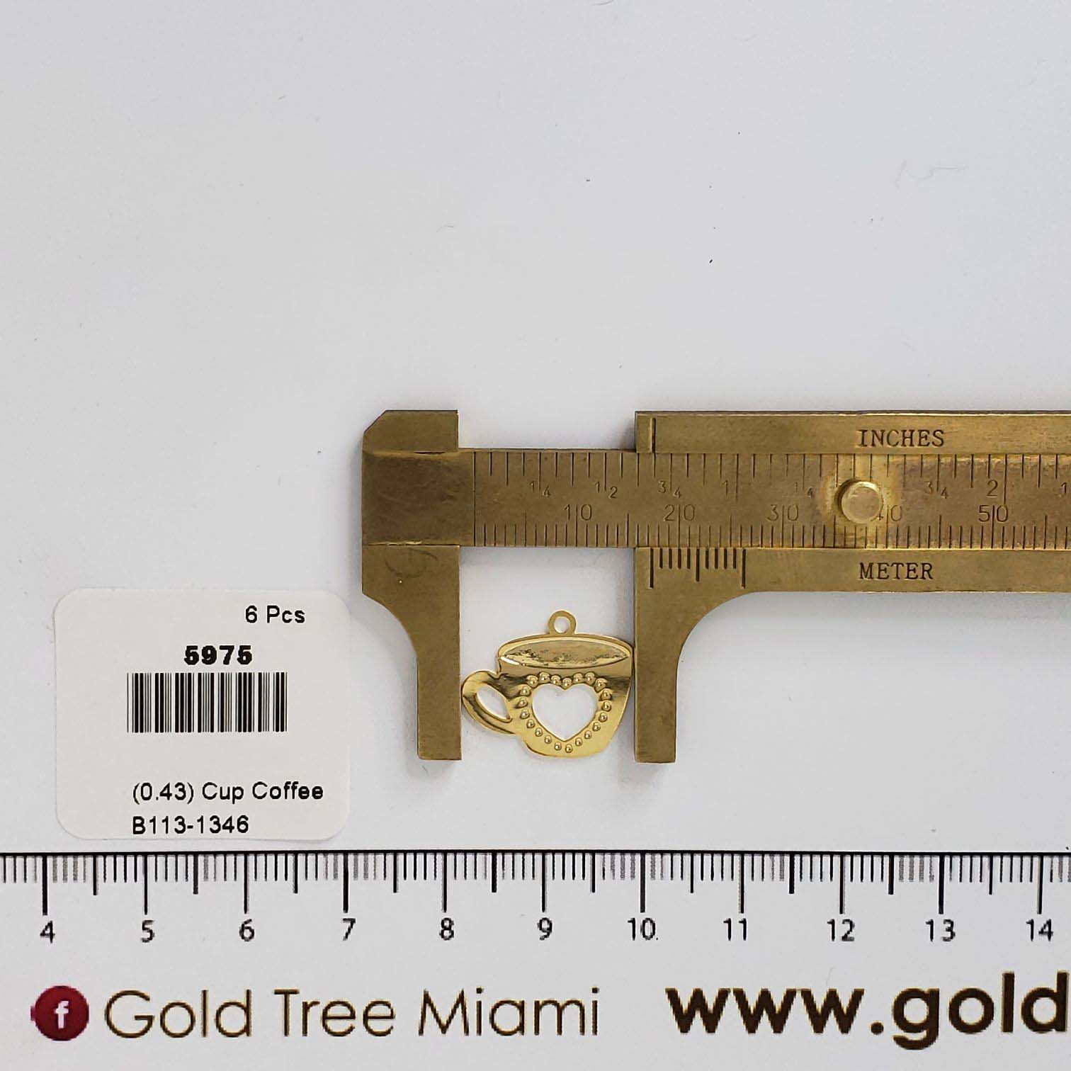 5975 Charm Taza Café con Corazón