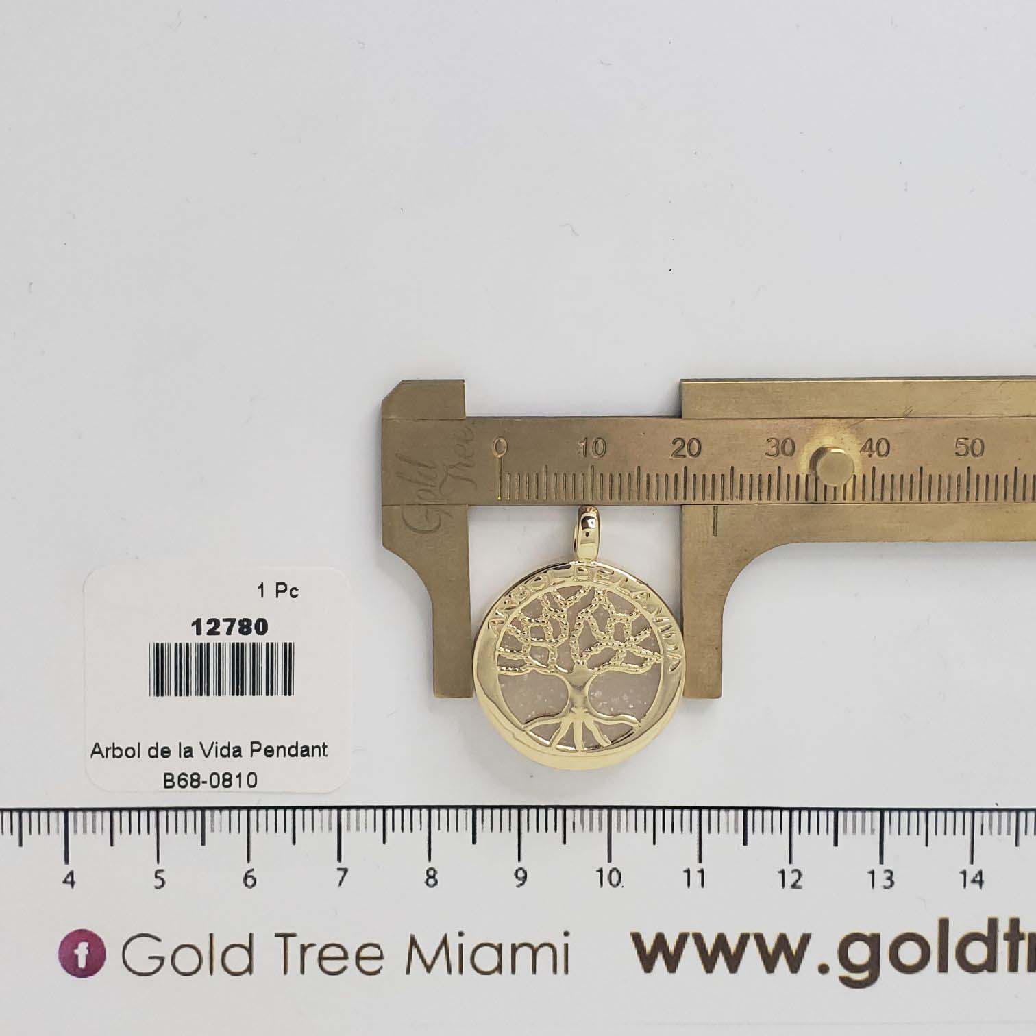 12780 Tree of Life Gold-Plated Pendant