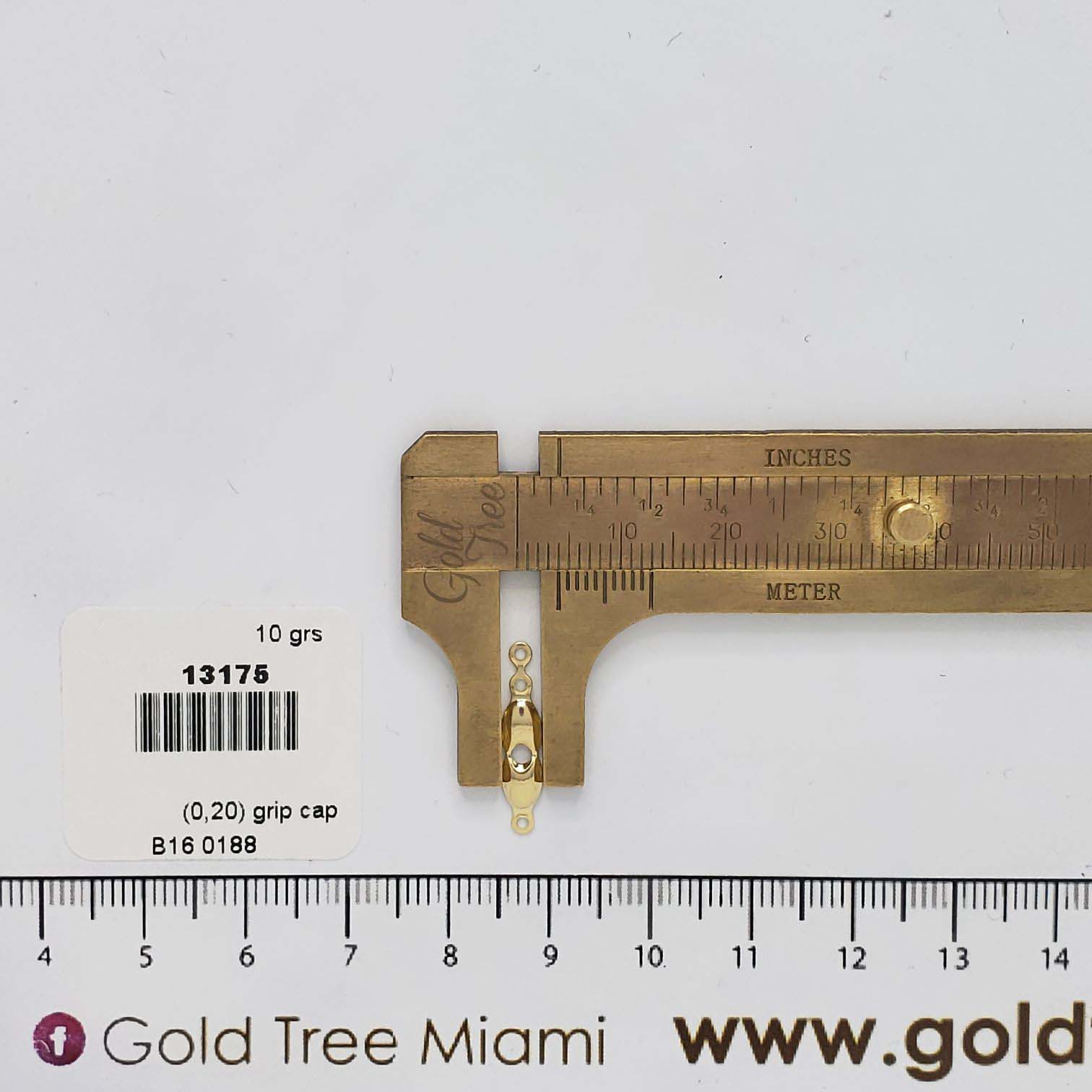 13175 Gold Grip End Cap Big