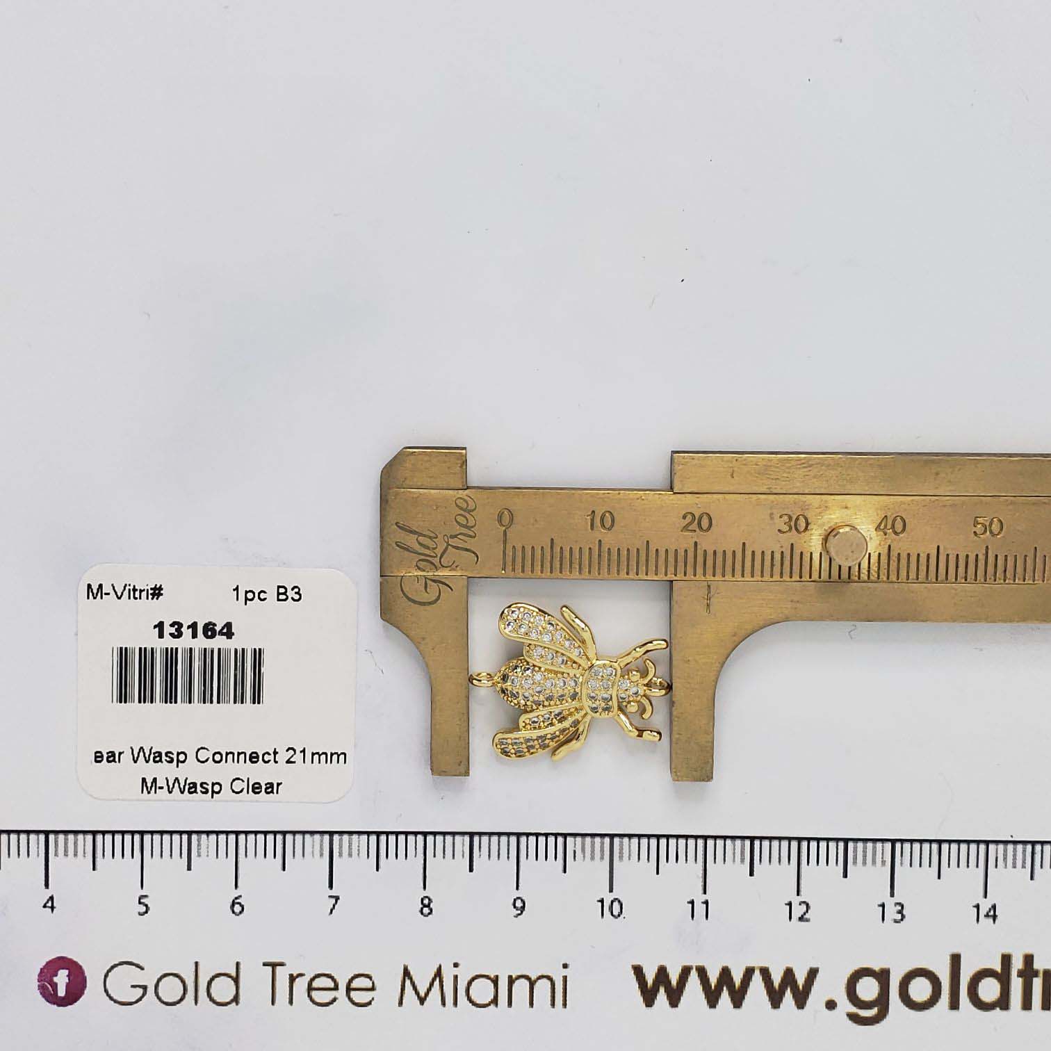 13164 Crystal Clear Wasp Connector