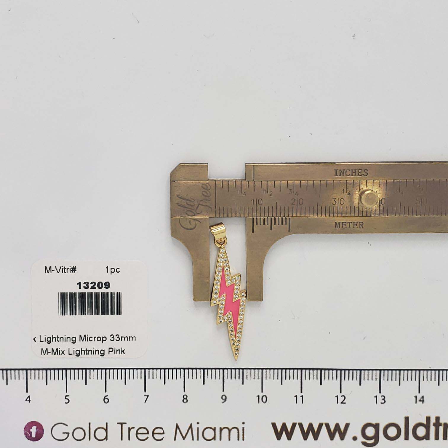 13209 Cadena Relámpago Rosa Micropave