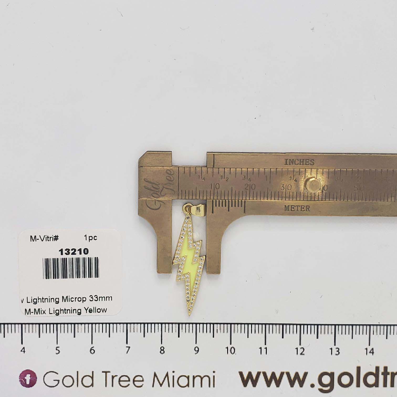 13210 Dije Micropave Relámpago Amarillo