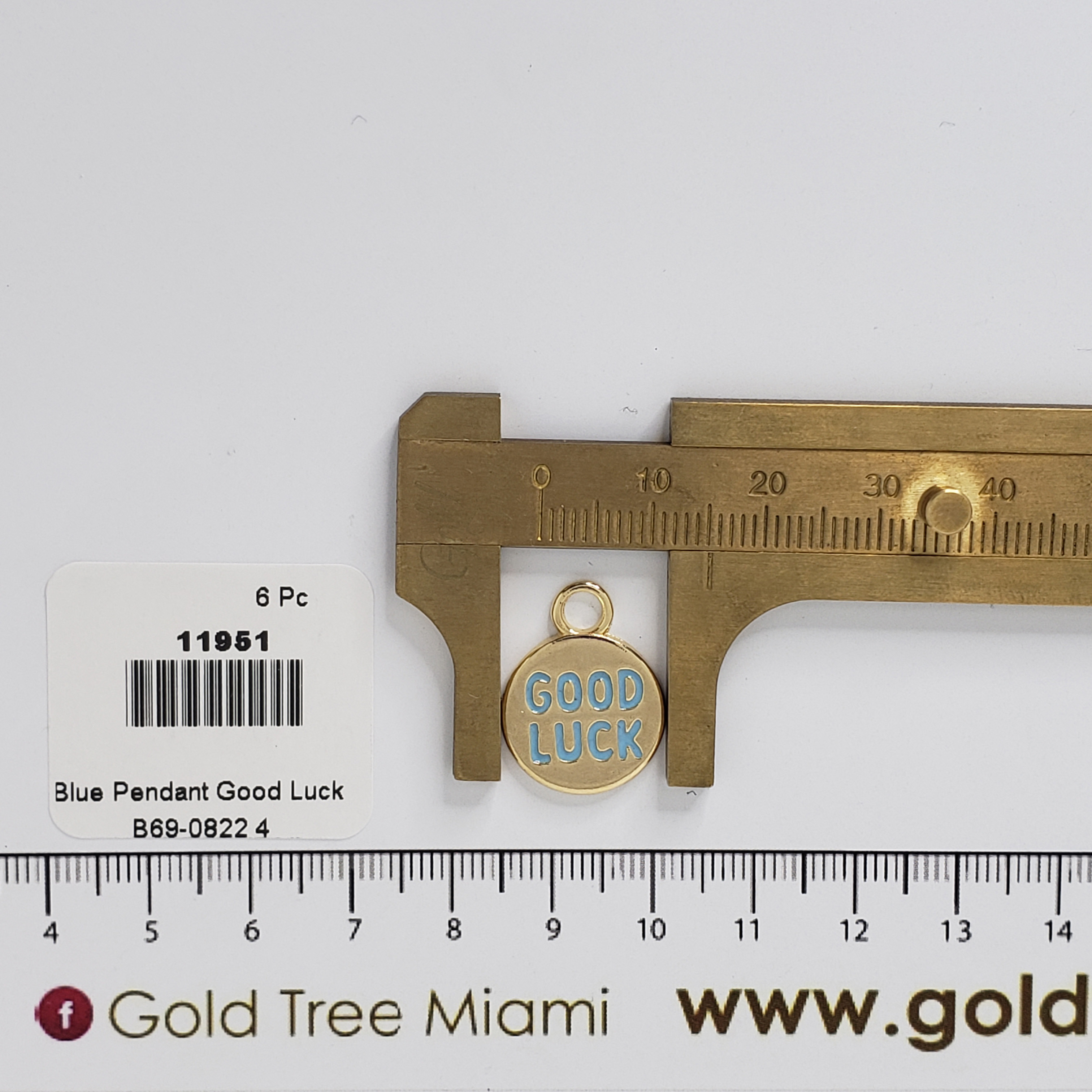 11951 Cadena azul claro good luck