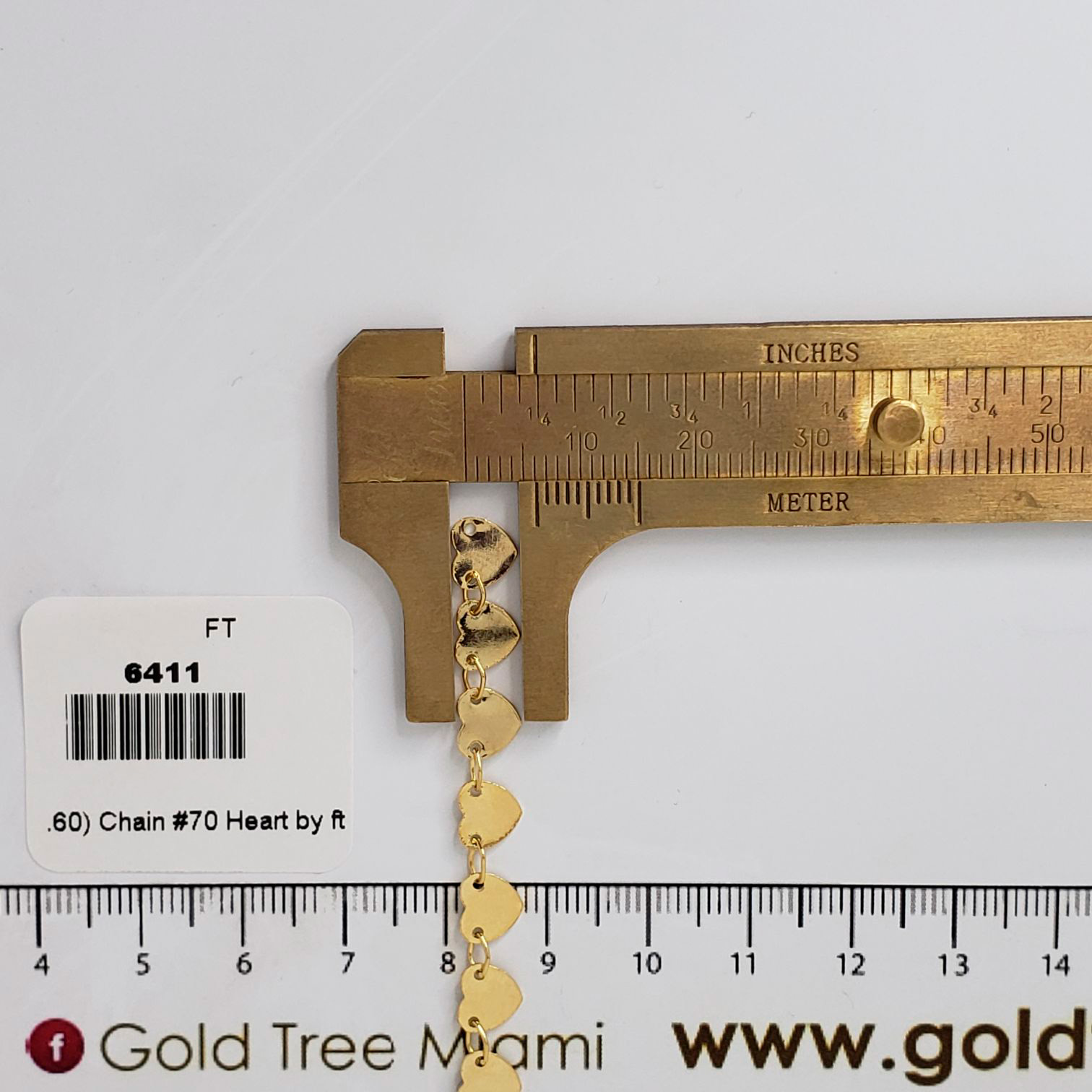 6411 Chain #70 Heart by ft