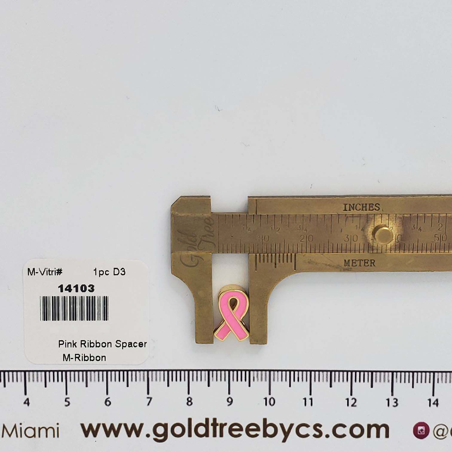 14103 Pink Ribbon Spacer