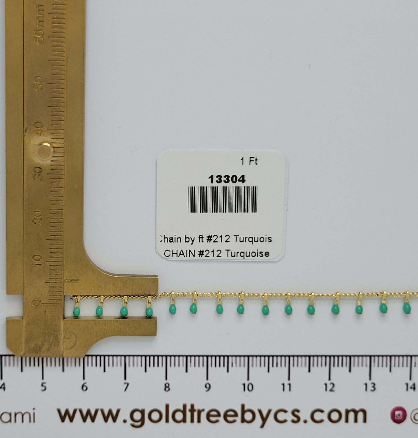 13304 Chain by ft #212 Turquois