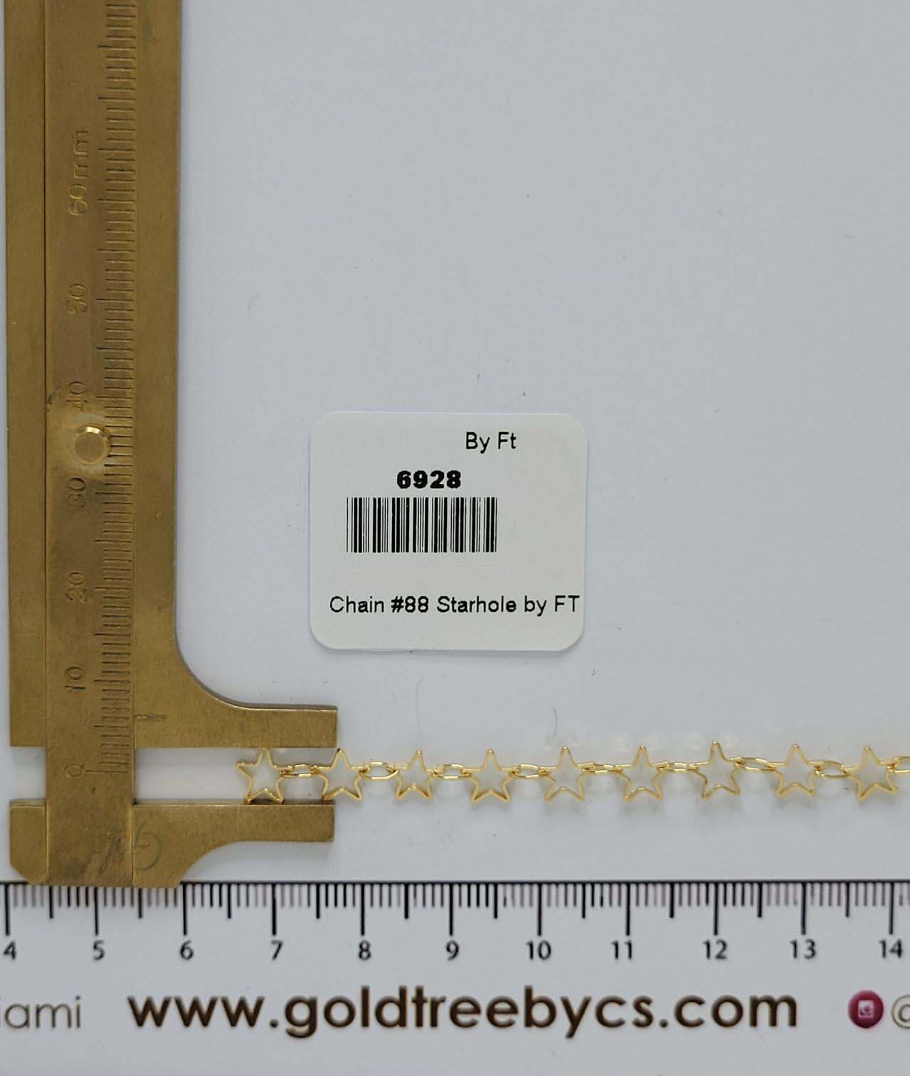 6928 Cadena #88 con Agujero de Estrella de FT
